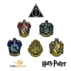 CR2206 Harry Potter Set of 6 - Hogwarts House Crest Patches
